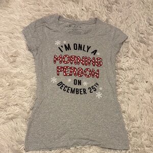 Wound Up Christmas tee I’m Only A Morning Person on Dec 25th size M